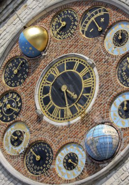 Astronomical clock clipart