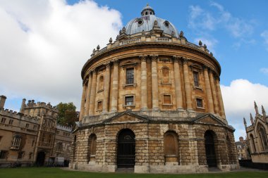 Famous Radcliffe Camera in Oxford clipart