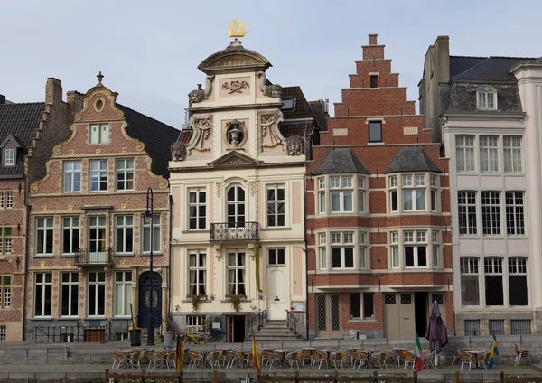 Korenlei in Ghent — Stock Photo, Image