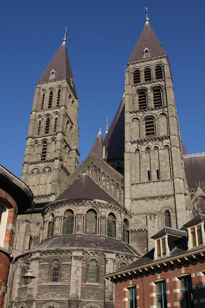 Cathedral of Our Lady in Tournai — Stock Photo, Image