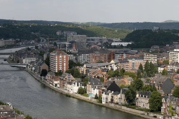 Namur, Vallon fővárosa겨울 휴일 카드 — Stock Fotó