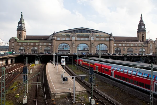 Hamburgo hauptbahnhof — Fotografia de Stock