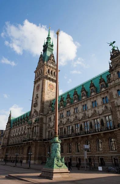 Hamburg Rathaus — Zdjęcie stockowe