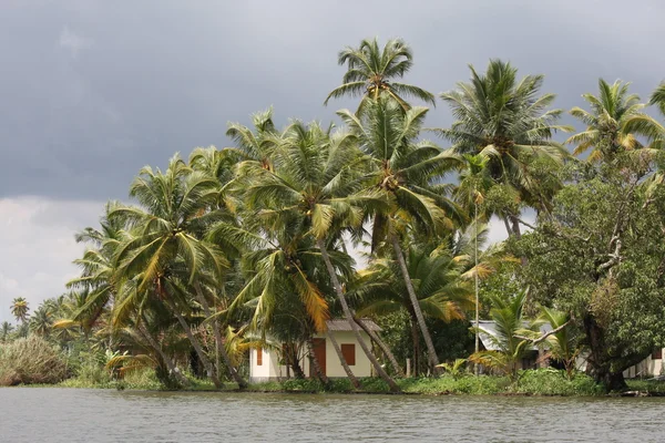 Backwaters van Kerala — Stockfoto