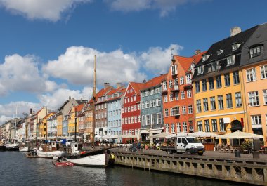 Nyhavn in Copenhagen, Denmark clipart