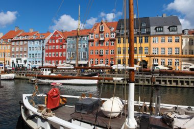 Kopenhag'da Nyhavn