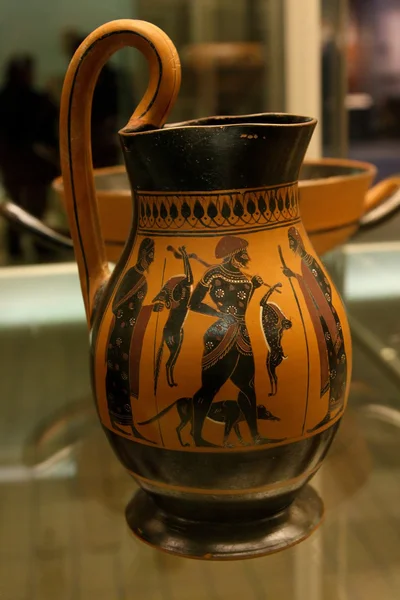 stock image Ancient Greek vase in British Museum in London