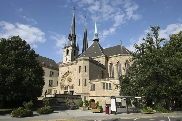 Katedra Notre dame Luksemburga — Zdjęcie stockowe