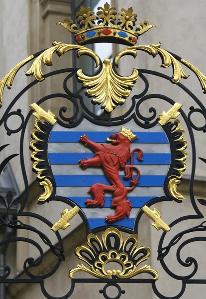 Coat of arms of Luxembourg — Stock Photo, Image
