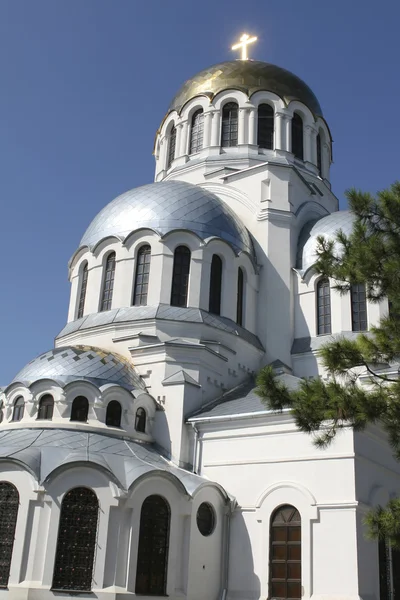 Igreja ortodoxa ucraniana em Kamyanets-Podilsky — Fotografia de Stock