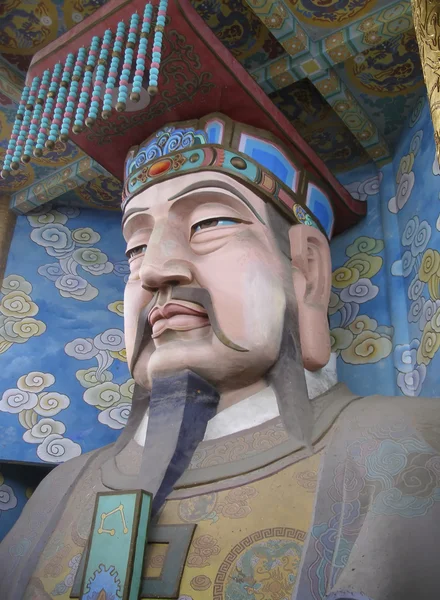 Даосская статуя в Уси, Китай — стоковое фото