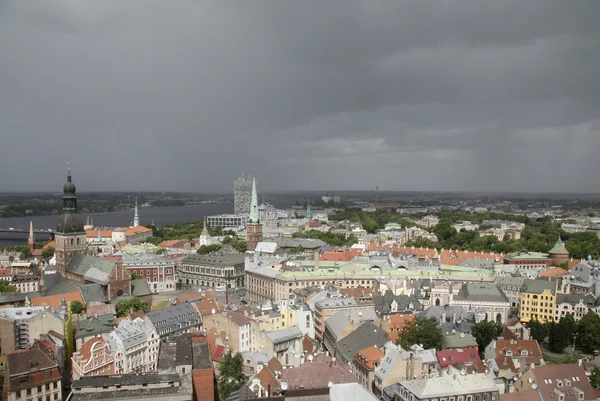 Panorama v Rize, hlavní město Lotyšska — Stock fotografie