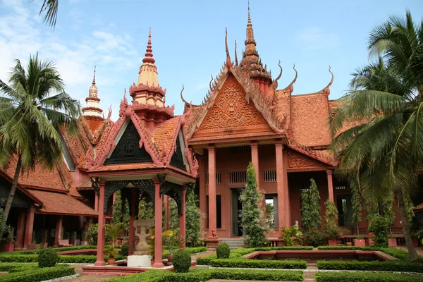 カンボジアの国立博物館 ストックフォト