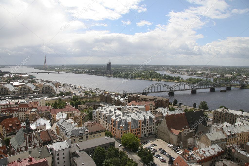 Panorama on Riga