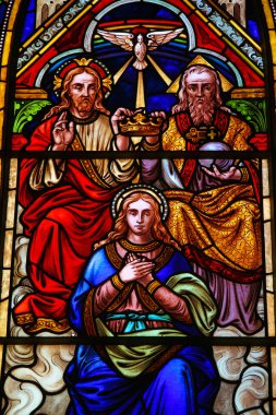 Holy Trinity and Maria clipart