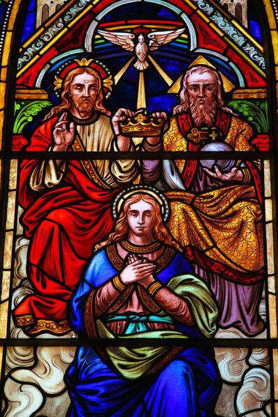 Holy Trinity and Maria