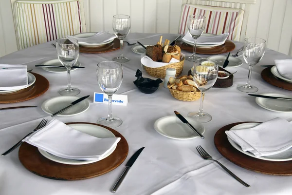 stock image Tablesetting