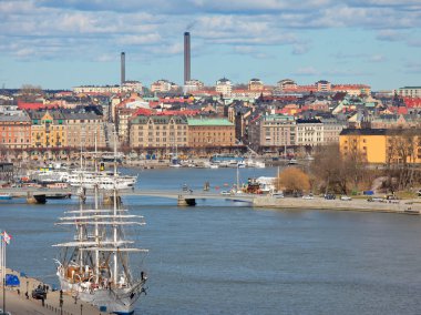 stockholm, İsveç tarihinde havadan görünümü