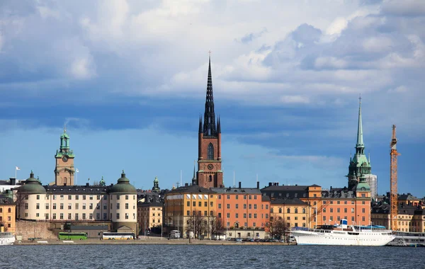 Вид на центр Стокгольма — стоковое фото