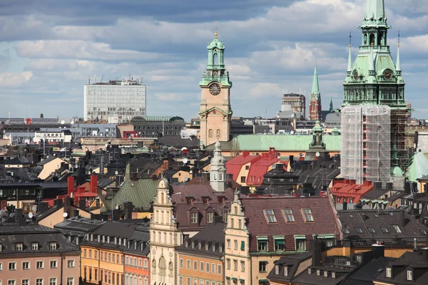 Гамла Стэн в Стокгольме — стоковое фото