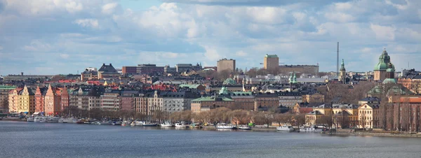 关于斯德哥尔摩的鸟瞰图 — 图库照片