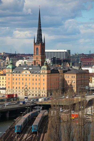 Центр Стокгольма Швеция — стоковое фото