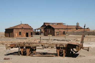 GHOST TOWN IN ATACAMA DESERT, CHILE clipart