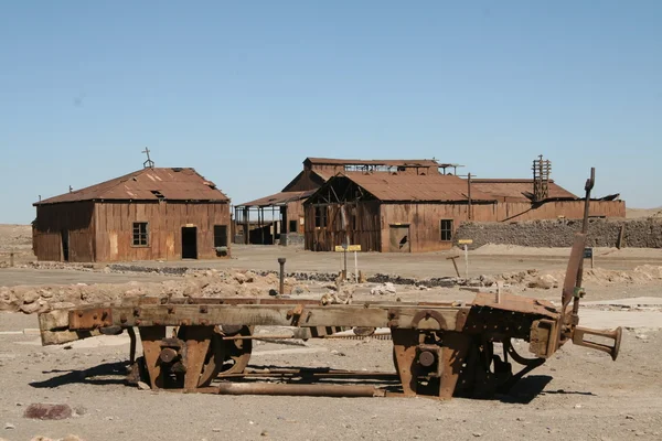 Cidade fantasma no deserto de atacama, chile — Fotografia de Stock
