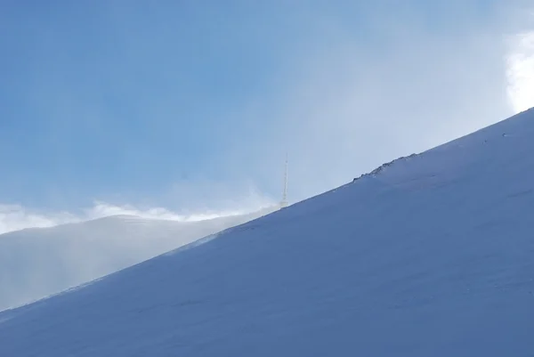 Снігом гори — стокове фото