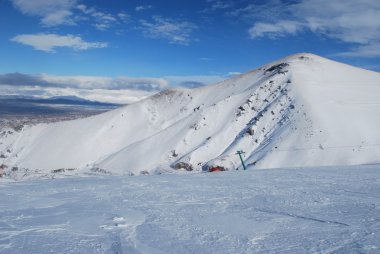 Türkiye'de Palandöken erzurum Dağları kar