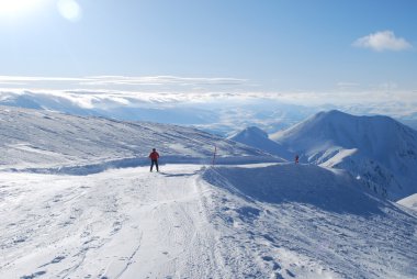 Türkiye'de Palandöken erzurum Dağları kar