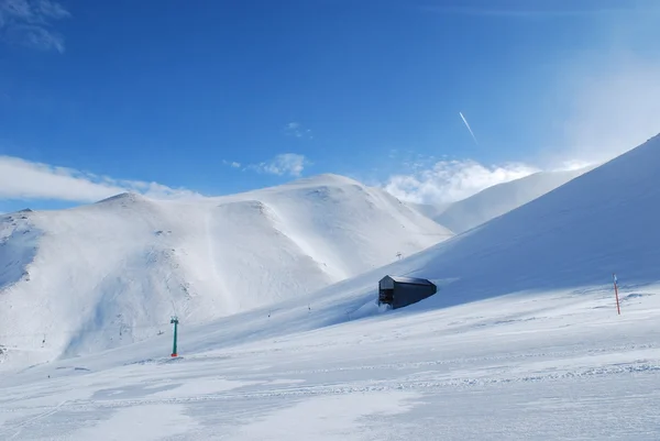 Hory sněhu v Turecku palandoken erzurum — Stock fotografie