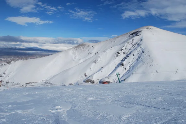 Hory Sněhu Turecku Palandoken Erzurum — Stock fotografie