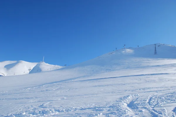 Montanhas de neve em Turquia Palandoken Erzurum — Fotografia de Stock