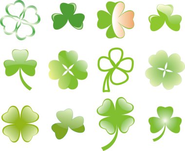 Clover or shamrock for St Patrick’s day clipart