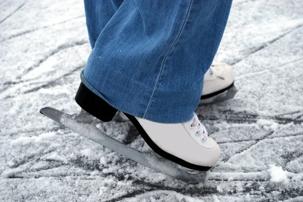 Скейт Льду — стоковое фото