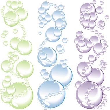 Bubbles background clipart