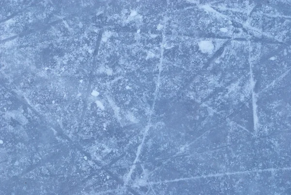 Pista de gelo com textura de neve — Fotografia de Stock