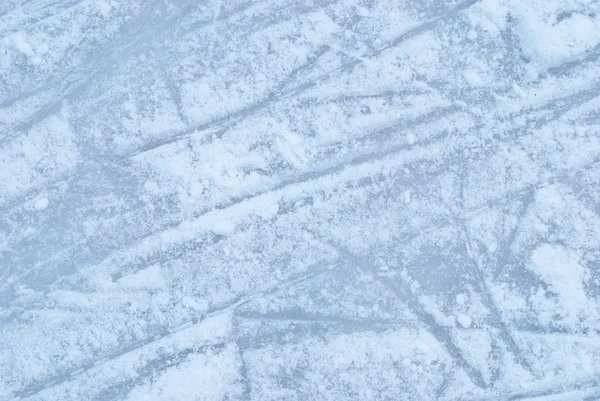 Patinoire avec texture de neige — Photo