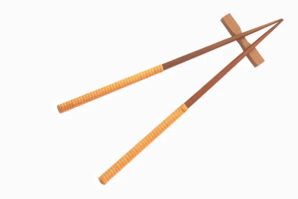 Chopsticks isolados em branco — Fotografia de Stock