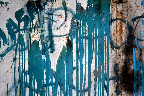Διάβρωση Μέταλλο Τοίχο Βρώμικα Υπόβαθρο Παλιά — Φωτογραφία Αρχείου