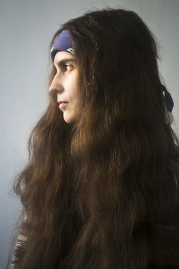 kadın, saç, zerafet, insan, portre, kadınlar, hairdres