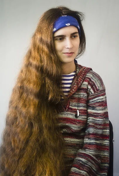 Kadın, saç, zerafet, insan, portre, kadınlar, hairdres — Stok fotoğraf