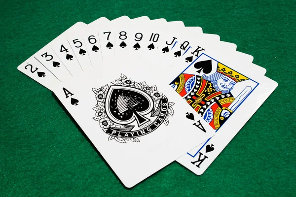 Cards Suit of Spades — Stock Photo, Image