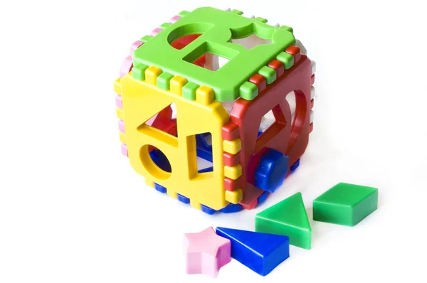 Іграшка куб головоломка . — стокове фото