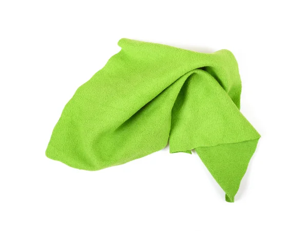 Groene microvezel doek — Stockfoto