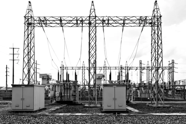 Electrical sub station Royalty Free Stock Photos