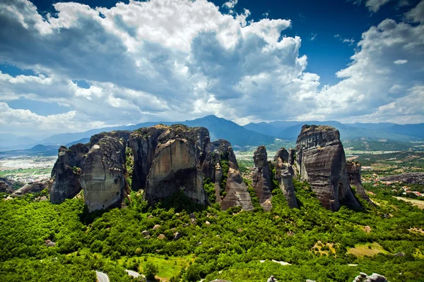 Meteora szikláira, Görögország — Stock Fotó