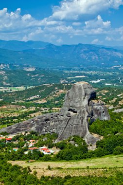 Görünüm meteora Dağları, Yunanistan