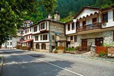 Village Shiroka Laka in Bulgaria clipart